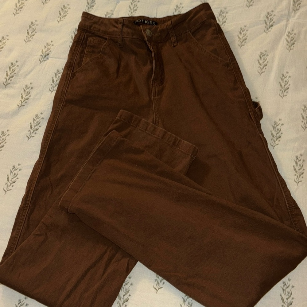 Brown straight jean cargo